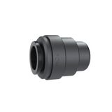 Riegler 80.012 Eindstuk voor pijpaansluiting, serie »speedfit«, voor buis buiten-ø 12 mm, POM