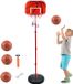 Wan GmbH Basketbalring voor kinderen, verstelbaar, draagbare sportuitrusting met accessoires