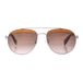Trussardi Damen Sonnenbrille STR009V 0579 Braun/Silberfarben