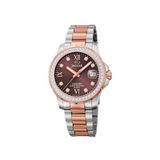 Jaguar J894/2 Dames Horloge - Saffierglas - Roestvrijstaal/Staal - Goudkleurig/Zilverkleurig - Ø 34.5 mm - Quartz - Vouw/Vlindersluiting
