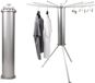 Ibenzoa® Octopus Sèche-linge - Aluminium et Plastique, Gris