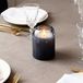 Arti Casa LED Kaars in Glazen Pot - Grijs - Ø7,5x10 cm