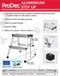 ProDec LFD41AL Compact Aluminium die Stap omhoog Platform vouwen voor Handel en DIY-gebruik