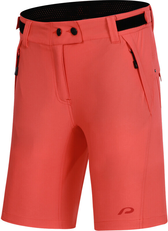 Protective P-After Hour Cycling Shorts Women, fiery coral