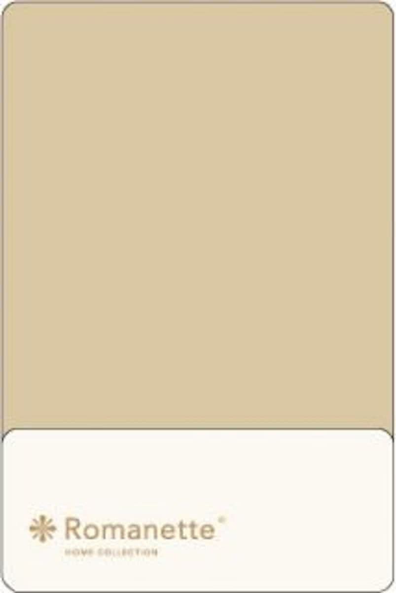 Romanette Laken Camel Katoen 200 x 260 cm 2 persoons