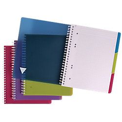Clairefontaine Linicolour Microgeperforeerd spiraalschrift Assorti Geruit A4+ 90 g/m