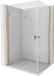 Mexen Mist-B Duo cabine de douche articulée 95 x 80 cm, transparent, or