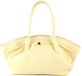 Giuliano Sac à main en cuir Nayome - Made in Italy - Jaune