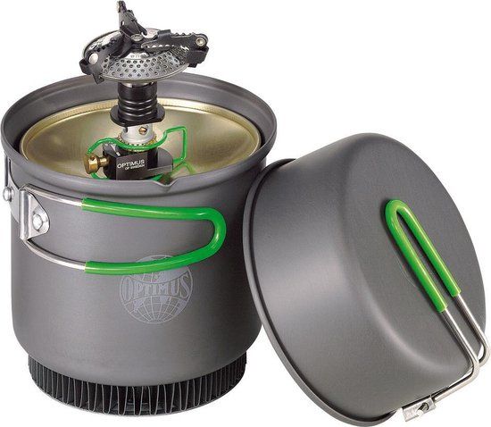 OPTIMUS Crux Weekend Cook System Campingkooktoestel - Groen - Gas - RVS