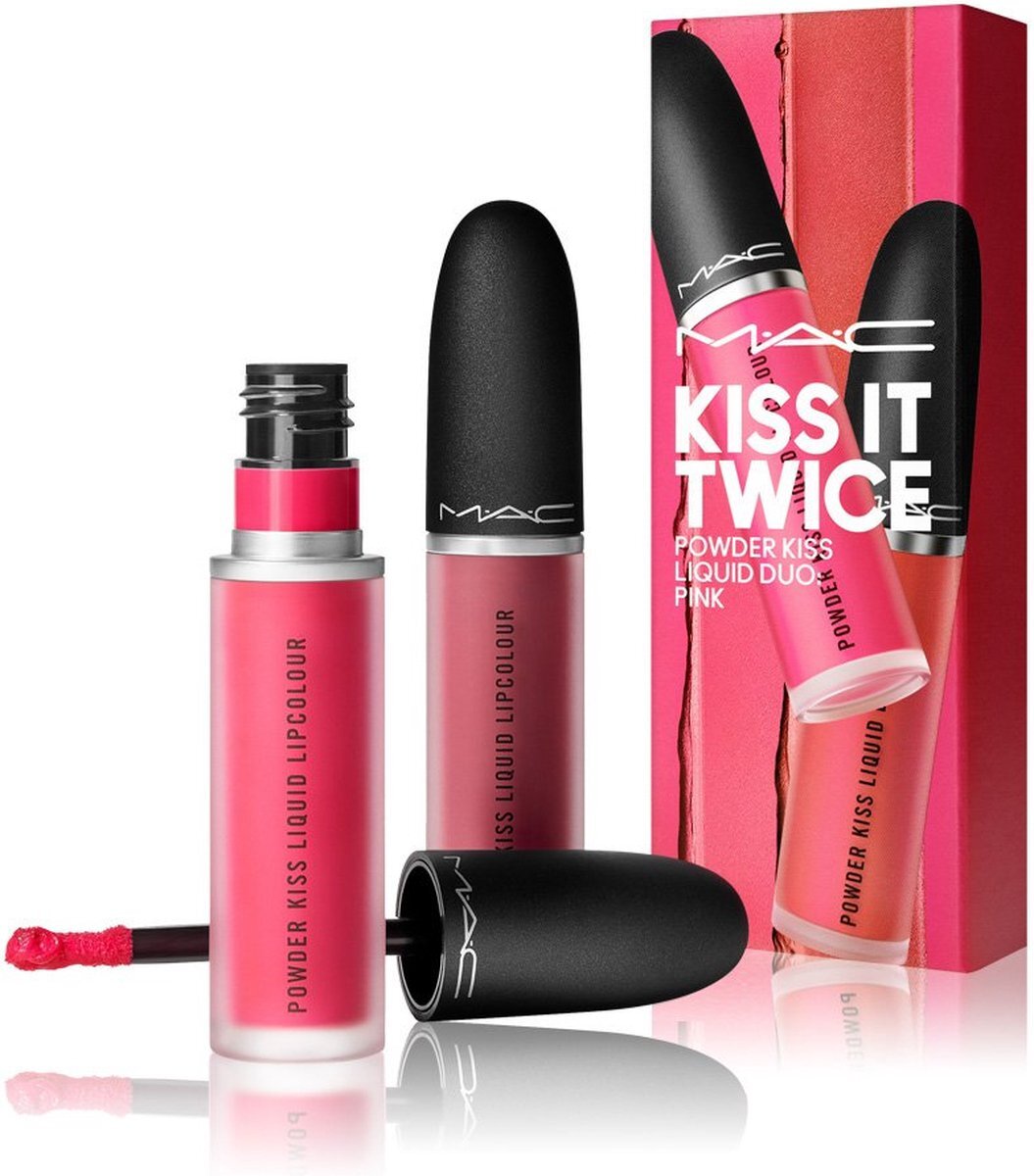 M.A.C Cosmetics MAC Kiss It Twice Poeder Kiss Liquid Duo: Roze - Make-upset