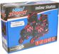 New Sports Inline skates zwart rood verstelbaar ABEC 7 maat 31-34