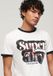 Superdry Photographic T-shirt met logo Heren XL Optic Katoen