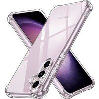 Phonillico® Case voor Samsung Galaxy S23 FE - Schokbestendige bescherming Zacht TPU Transparant