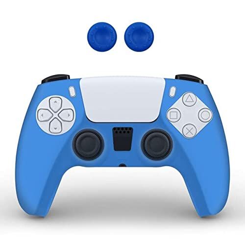 Siliconen Controller Hoesjes voor PS5 - Blauw - Beschermhoes Skin Grip