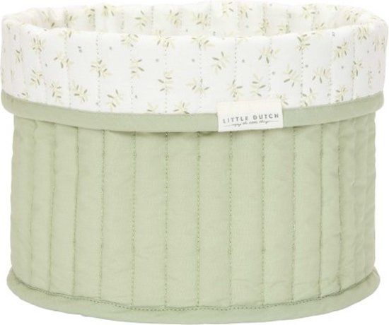 Little Dutch Opbergmand klein - Groen - Essentials - Blueberry Leaves