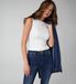 Guess Top sans manches Mini Logo Blanc M