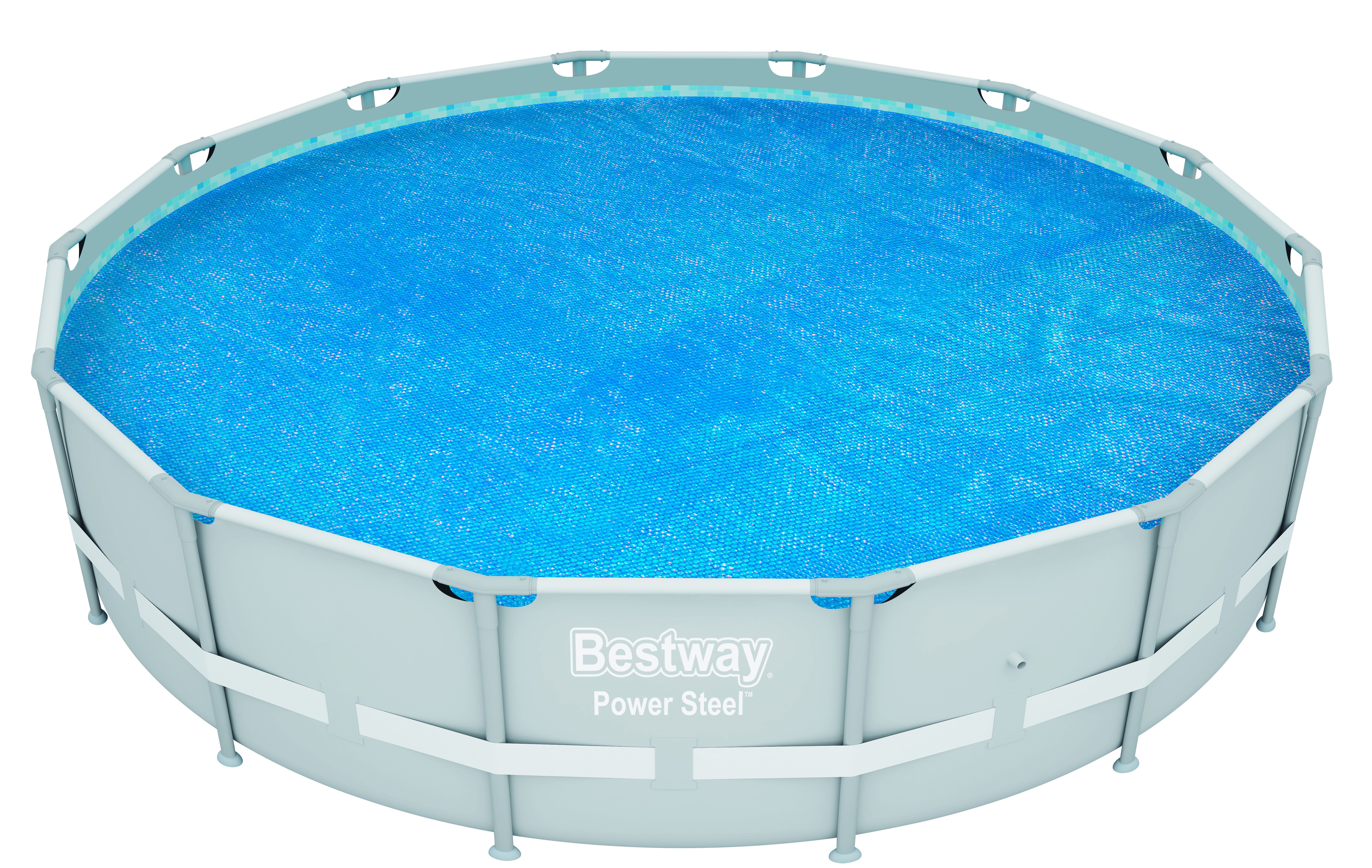 Bestway Flowclear zomerkleed solar rond 427 cm blauw