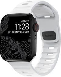 Nomad Sport band FKM pour Apple Watch Series 1 à 9 / SE (38/40/41 mm) | Series 10 (42 mm) - Blanc