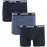 Levi's Boxershorts 3-Pack Uni Donkerblauw (navy) Combo - Maat L - Heren