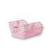 Basil Cento S Flower Fietsmand Achter Vaste Montage Pink