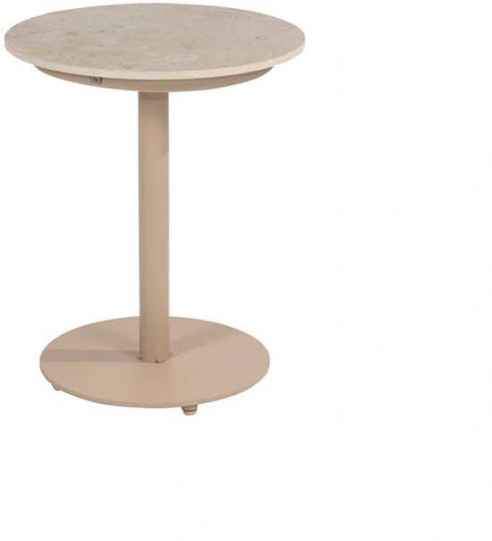 4 Seasons Outdoor Boaz bijzettafel Ø45xH55 cm latte - keramiek