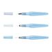 Pentel Aquash Brush FRH, set van 3 borstels voor waterreservoir met fijne/middelgrote/grote tips