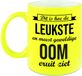 Bellatio Decorations Shoppartners Bv Mok - Neon Geel - 330 ml