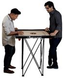 Carrom Table pliante - 1 mètre de haut - Noir
