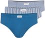 Henderson Classic - Slip homme - 3-pack - Bleu - M