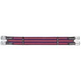 Shetty-stoffen zadelriem 6530 blauw/rood 60