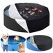 Couverture de piscine pour chien - Rond - 160 x 30 cm - Noir