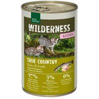 REAL NATURE WILDERNESS kip en zalm kittenvoer 6x400 g