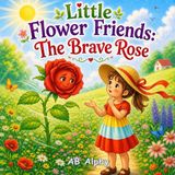 Little Libri GmbH Little Flower Friends: The Brave Rose: A Gentle Story About Courage, Confidence, and Being Brave Even When Afraid Paperback