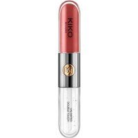 KIKO Milano Unlimited Double Touch 108, Vloeibare Lippenstift In 2 Stappen, Glanzende Finish. Blijft Tot 12 Uur Zitten. Gekleurde, No Transfer Base
