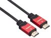 PremiumCord 4K High Speed HDMI-kabel 1 m, compatibel met video 4K 2160p, Full HD 1080p, Deep Color, 3D, ARC, HDR, 10,2 Gbps, vergulde aansluitingen, zwart, kphdmg1