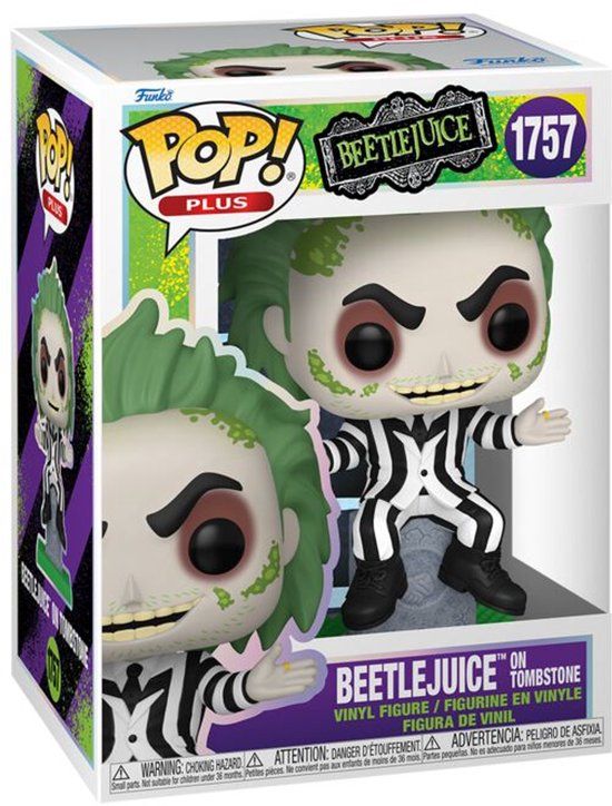 Funko Pop! Beetlejuice Beetlejuice with Tombstone vinylfiguur 1757