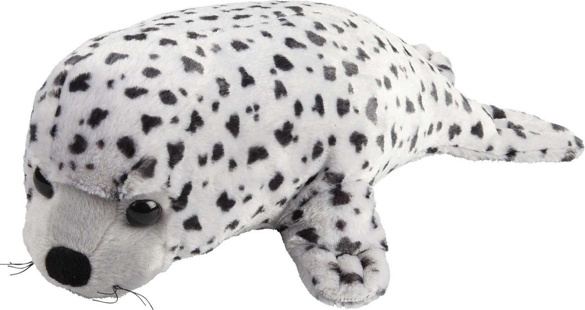 Ravensden Pluche knuffel Grijze Zeehond 40 cm - Grijs