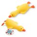 TRENDHAUS 958488 - Antistress-eend, 2 stuks van elk ca. 16 x 7,5 x 4,3 cm, squishy in de vorm van een eend, stressballen voor kinderen en volwassenen