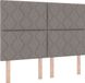 vidaXL Boxspring bed met hoofdeinde Taupe 160 x 200 cm Stof