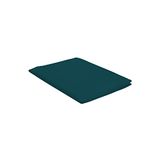 Italian Bed Linen Max Kleur Effen Kleur Decoratieve Doek, 100% Katoen, Petroleum Groen, Dubbel