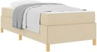 vidaXL Bedframe Crème 100 x 200 cm Stof