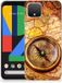 B2Ctelecom Google Pixel 4 Siliconen Back Cover Kompas