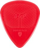 D-Grip Janicek D-Grip Plectrum - 0.73 mm - Rood - 12 stuks