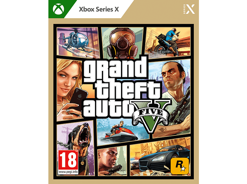 Rockstar grand theft auto v fr xbox series x