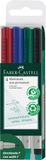 FABER-CASTELL Multimark Permanent F-marker, blauw