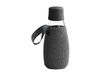 Merloos Fleshoesje 300ml met Handvat - Grijs