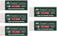 FABER-CASTELL PVC-vrije gum, wit, 5 stuks