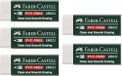 FABER-CASTELL PVC-vrije gum, wit, 5 stuks