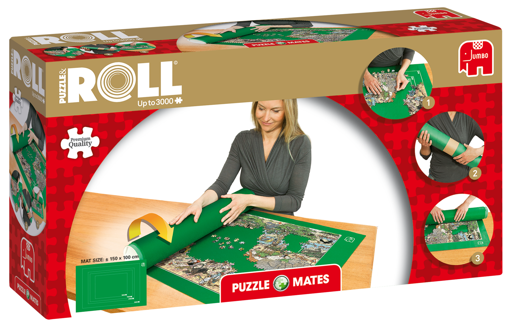 Jumbo Puzzle Mates Puzzle & Roll 1000-3000 stukjes