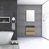 Badkamerplanet Badkamermeubel Trento Greeploos Natuursteen 60 cm Light Wood